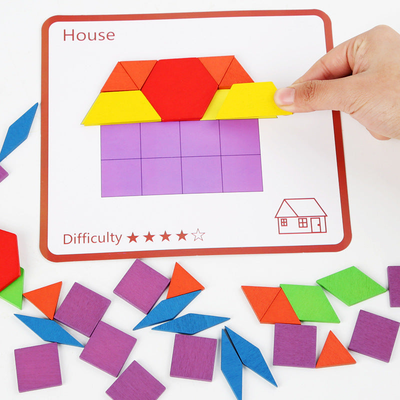 Children's intellectual development toy tangram graphic geometry