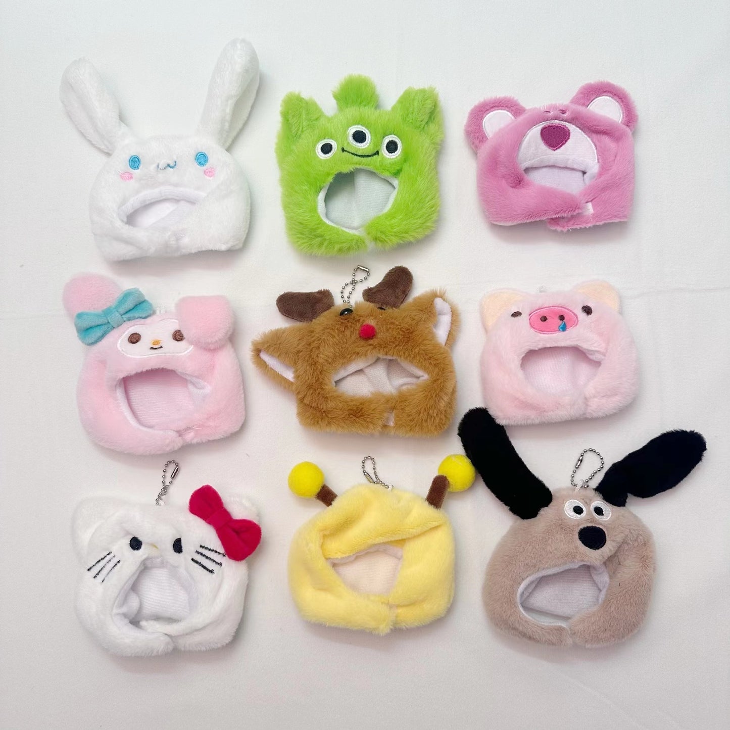 Cute doll 10-15cm doll headgear plush clothes Taiyaki cartoon doll clothing accessories