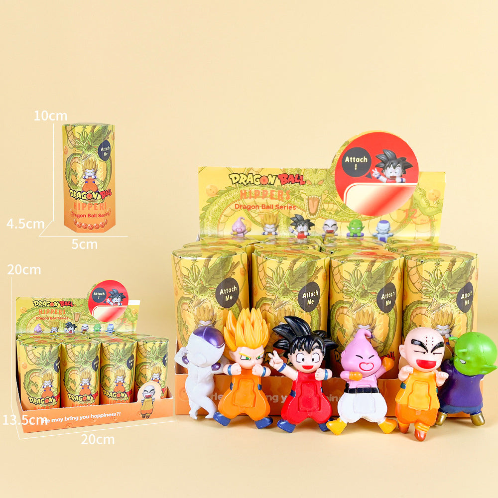 Party Angel Cheek Blind Box Car Ornament Mobile phone Decoration Handmade Anime Doll Finished End Box