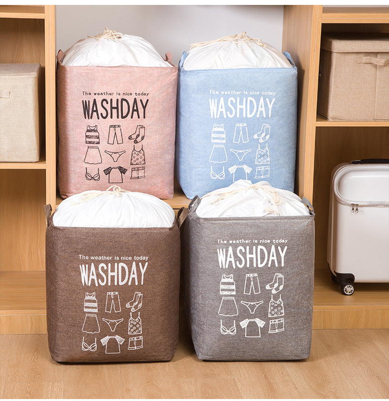 Clothes Storage Bag Quilt Clothes Storage Foldable Quilt Storage Basket