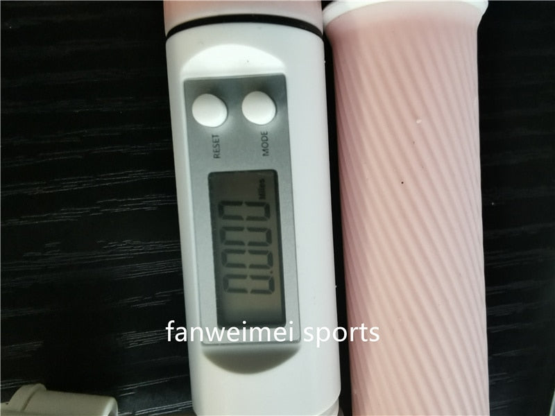 Valentine DAY women lady girl dual use home jump skipping rope Wireless with counter digital smart keep fit crossfit weighted