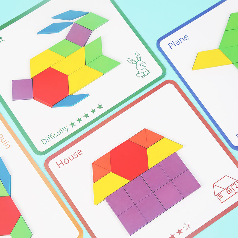 Children's intellectual development toy tangram graphic geometry