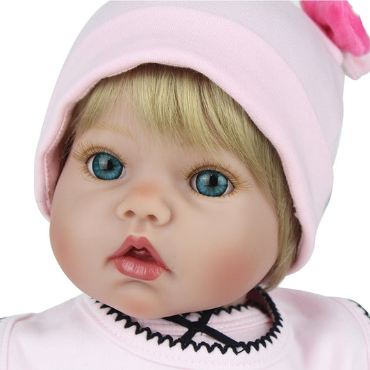 New Design 50cm Silicone Reborn Baby Dolls Boneca Reborn Realista Fashion Dolls For Princess Children Birthday Gift Bebes Reborn