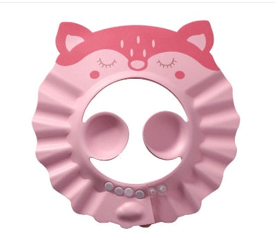 Baby Shower Cap Adjustable Hair Wash Hat for Newborn Infant Ear Protection Safe Children Kids Shampoo Shield Bath Head Cover