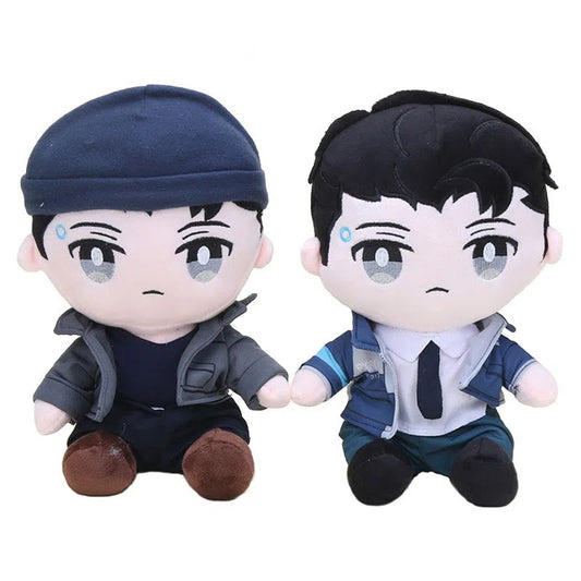28cm Detroit surrounding Connor sitting doll transformed into human uniform cross dressing cosplay plush doll