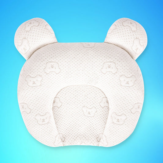 Baby Pillow Newborn 0-1 Year Old Baby Products Anti Deviation Head Latex Set Pillow Color Cotton Pillow