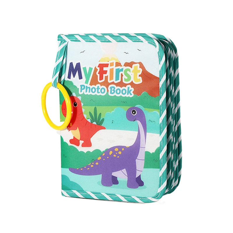 Baby Photo Album, Baby Photo Album Holds Pictures My First Soft Cloth Family Photos Book With Removable Hook