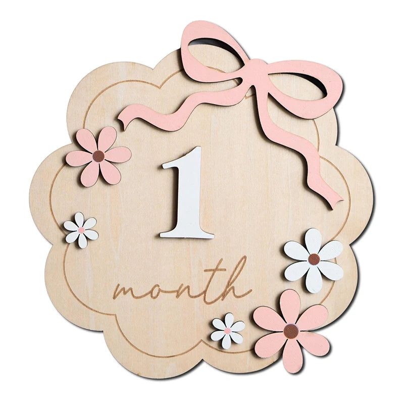 Baby Announcement Sign, Wooden Hello World Newborn Welcome Sign Name Plaque Personalized Birth Announcement Board
