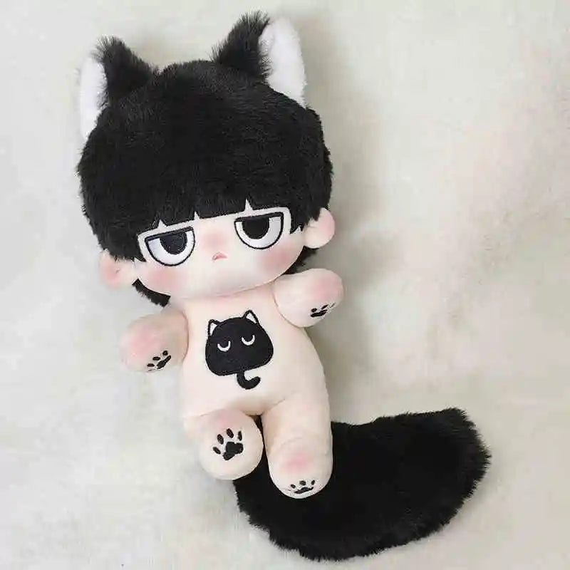 Anime Mob Psycho 100/Mobu Saiko Hyaku Kageyama Shigeo Cosplay Plush Cotton Doll Cartoon Ear Tail Dolls Maumet Toys Naked Baby