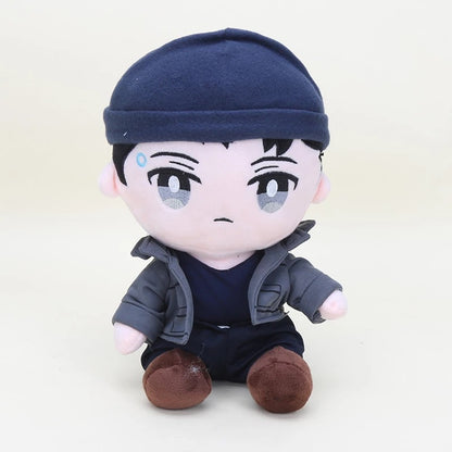 28cm Detroit surrounding Connor sitting doll transformed into human uniform cross dressing cosplay plush doll