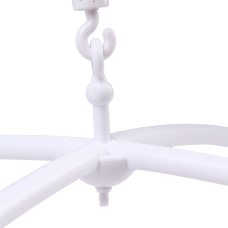 Baby Toy White Rattles Bracket Set  Crib Mobile Bed Bell  Holder Arm  Wind-up Music Box WJ549