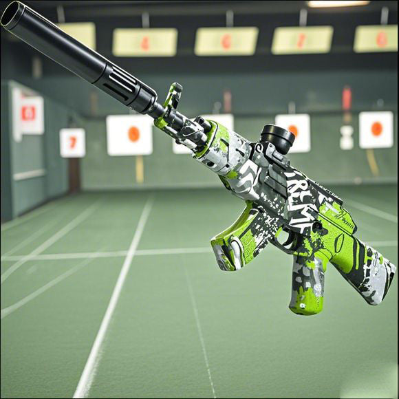 Electric high-speed continuous firing AK boy soft bullet toy gun