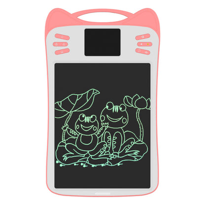 10 Inch Cartoon Voice Multi-Function LCD Drawing Board Children's Early Education Puzzle Eye Protection Writing Board LCD Writing Board