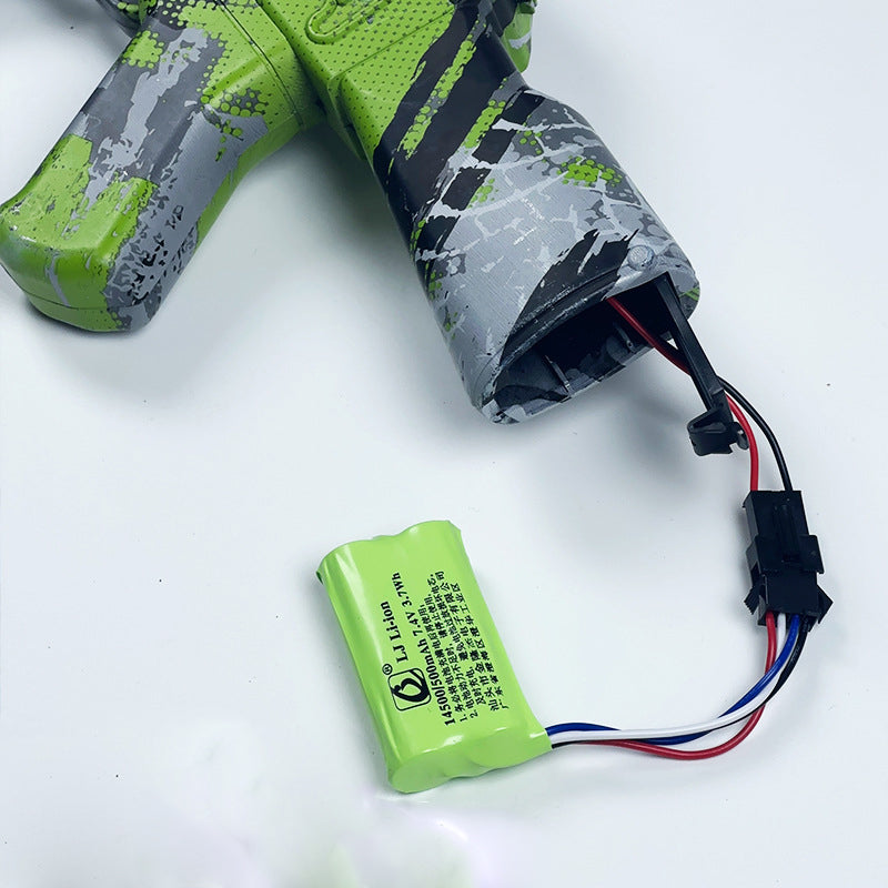 Electric high-speed continuous firing AK boy soft bullet toy gun