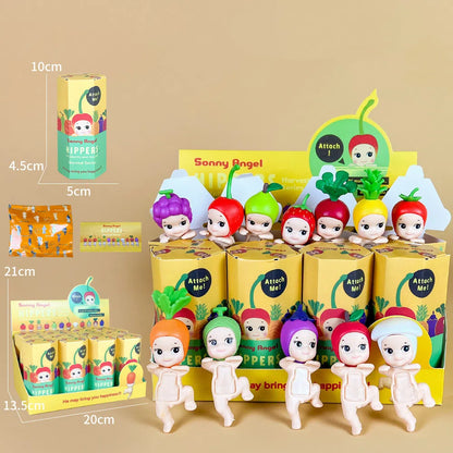 Party Angel Cheek Blind Box Car Ornament Mobile phone Decoration Handmade Anime Doll Finished End Box