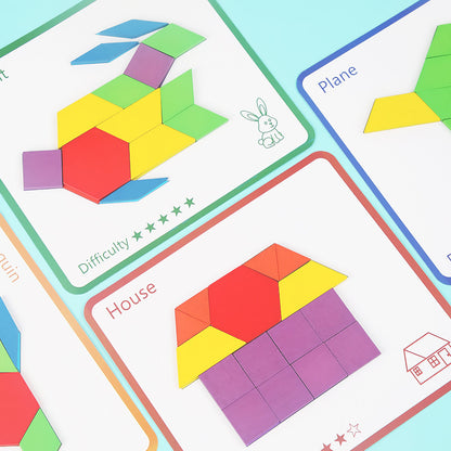 Children's intellectual development toy tangram graphic geometry