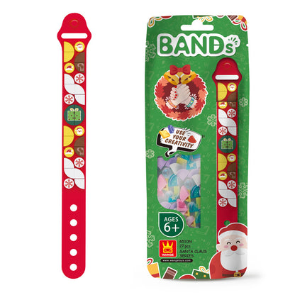 Children's DIY Toys Christmas Fun Puzzle Bracelet Small Particle Bagged Building Blocks Children's Christmas Gifts