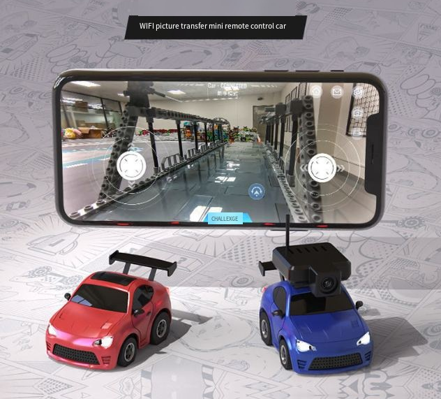 Sicylock FPV Remote Control Car Immersive Wireless Image Transmission Pocket Car Birthday Gift Mini Car