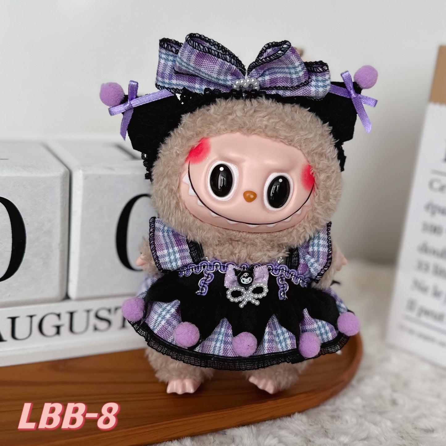 [Clothes Only]15-17 cm Labubu Sitting Party Doll Clothes Cute Set Clothes