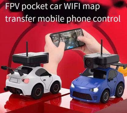 Sicylock FPV Remote Control Car Immersive Wireless Image Transmission Pocket Car Birthday Gift Mini Car