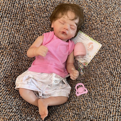 45cm Reborn Doll Sam Full Soft Enamel Simulation Doll