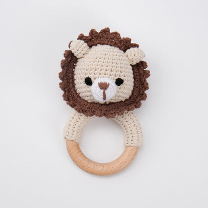 Carving Name Baby Soothing Bell Newborn Gift Bath Gift Knitted Cartoon Doll