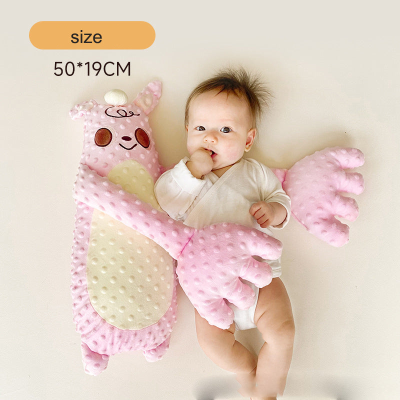 Anti startle jumping device soothes palms hugs sleeping babies patties sleeping dolls provides a sense of security and is a multifunctional compression pillow