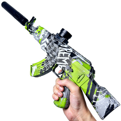 Electric high-speed continuous firing AK boy soft bullet toy gun