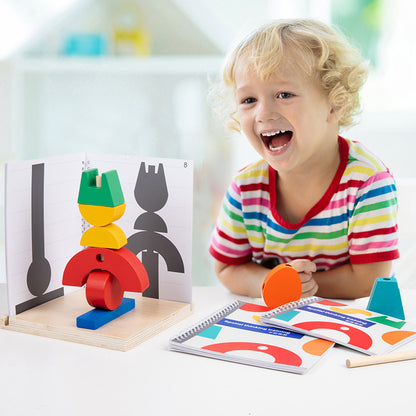 3D projection space building block shadow pairing for children's puzzle and early education assembly toys