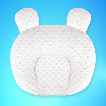 Baby Pillow Newborn 0-1 Year Old Baby Products Anti Deviation Head Latex Set Pillow Color Cotton Pillow