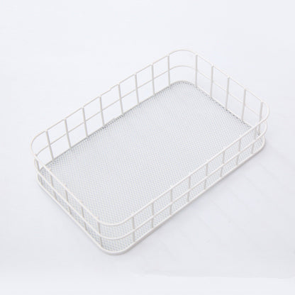 Desktop storage basket cosmetic storage basket home storage