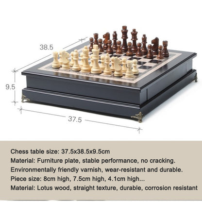 Large International Chess Children's Solid Wood Western Chess Adult Competition Special