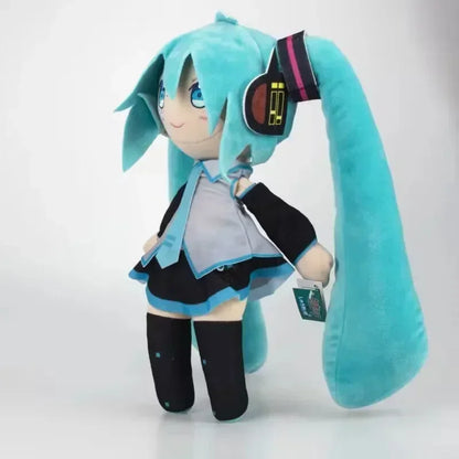 #HOT 25cm Japanese Anime Plush Stuffed Toy Hatsune Miku Plush Doll Soft Pillow Future Doll Cute Christmas Gift For Children