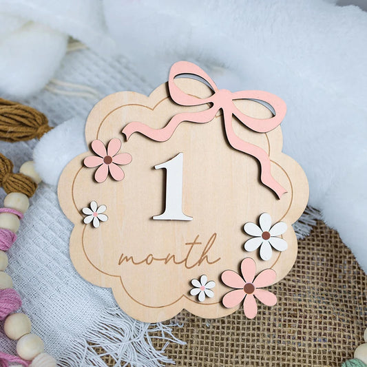 Baby Announcement Sign, Wooden Hello World Newborn Welcome Sign Name Plaque Personalized Birth Announcement Board