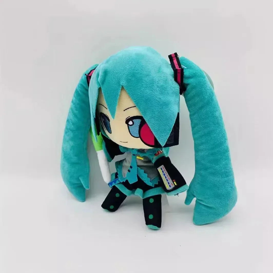 #HOT 25cm Japanese Anime Plush Stuffed Toy Hatsune Miku Plush Doll Soft Pillow Future Doll Cute Christmas Gift For Children