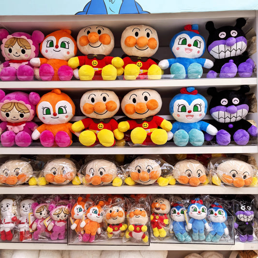 Japanese cartoon Anpanman plush toy, Red Germ/Elf doll, soft & cuddly, ideal as kids' companion, gift & souveni