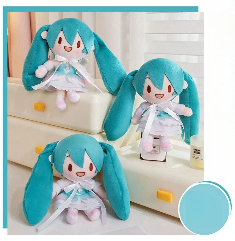 20cm Hatsune Miku Fufu Doll Cartoon Japanese Style Lovely Stuffed Girl Collect Plushies Cute Plush Toy Gifts Girl Kids