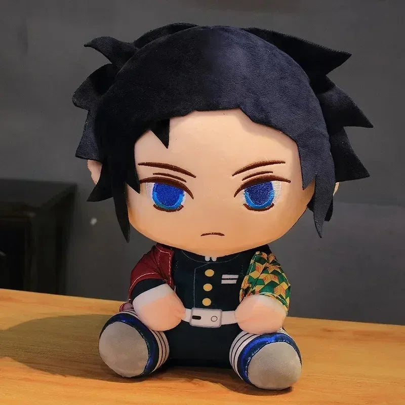 20cm Hot Japan Demon Slayer Plush Dolls Lovely Anime Kimetsu No Yaiba Kamado Tanjirou Nezuko Zenitsu Kyoujurou Toys Kids Gifts