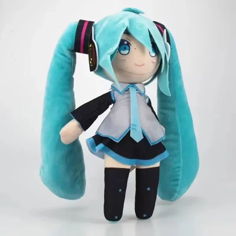 #HOT 25cm Japanese Anime Plush Stuffed Toy Hatsune Miku Plush Doll Soft Pillow Future Doll Cute Christmas Gift For Children