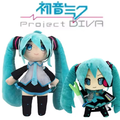 #HOT 25cm Japanese Anime Plush Stuffed Toy Hatsune Miku Plush Doll Soft Pillow Future Doll Cute Christmas Gift For Children