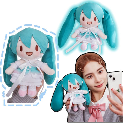 20cm Hatsune Miku Fufu Doll Cartoon Japanese Style Lovely Stuffed Girl Collect Plushies Cute Plush Toy Gifts Girl Kids