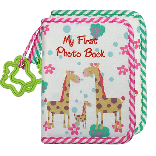 Baby Photo Album First Year Baby Photo Book Growth Babies Albums Shower Guest Diy Giraffe Photography Album with Family record