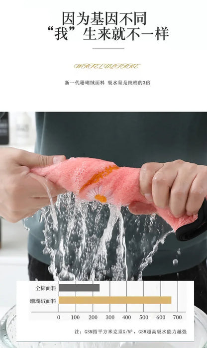 Baby Bibs for Children Washing Face Towel Soft Salive Towel Boys Girls Learning Brushing Teeth Towel for 3-8 Years Kids