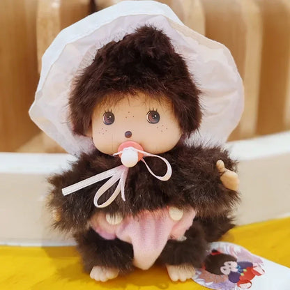 Cartoon Kawaii Mongolian Monkey Monchi Dolls Soft Cute Toys for Baby Pretend Play Girls Birthday Gift Doll Christmas Gifts