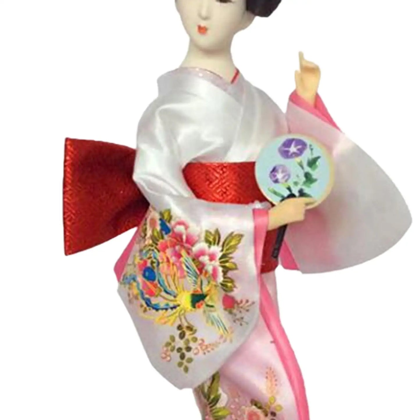 12" Japanese Geisha Collectible Figurine Kimono Dolls Asian Geisha Doll Girl Statue for Home Office Shelf Table Decoration