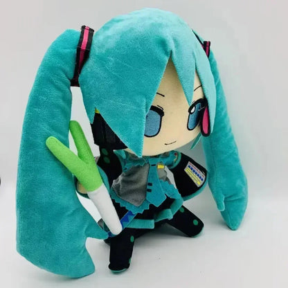 #HOT 25cm Japanese Anime Plush Stuffed Toy Hatsune Miku Plush Doll Soft Pillow Future Doll Cute Christmas Gift For Children